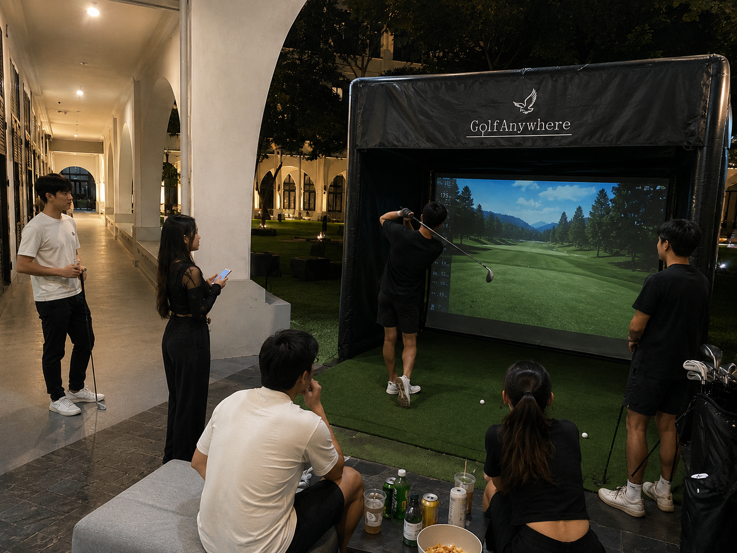 University CCA golf club event Singapore